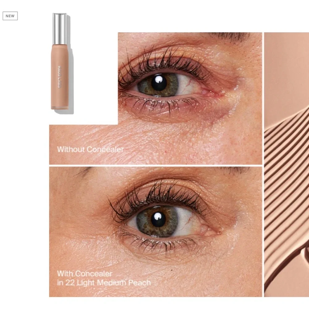 NEW✅Haus Labs TRICLONE™ SKIN TECH HYDRATING + DE-PUFFING CONCEALER